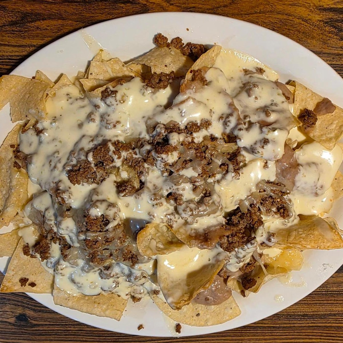 Ground Beef or Shredded Chicken with Beans